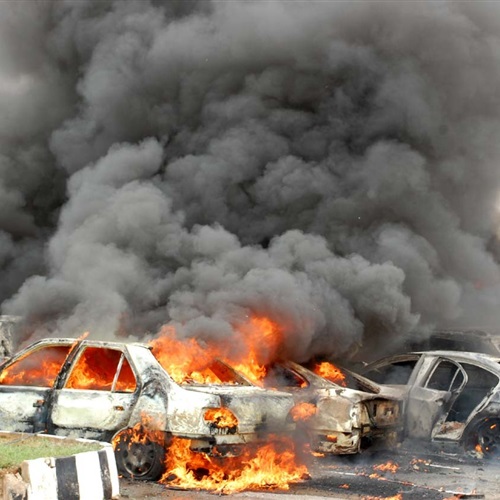 البوابة نيوز:  أجناد مصر  تعلن مسئوليتها عن تفجير سيارة مفخخة بـ الألف مسكن