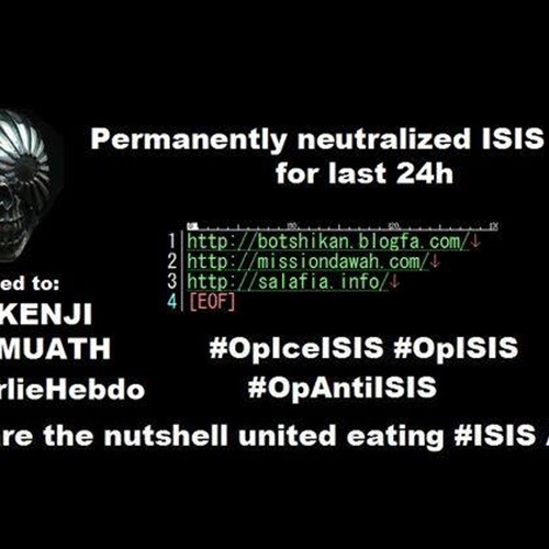 : بالصور والفيديو..  أنونيموس  تخترق مواقع  داعش  الإلكترونية