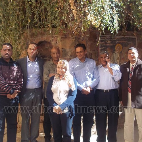 : بالصور.. رئيس  المصرية للاتصالات  يزور سانت كاترين