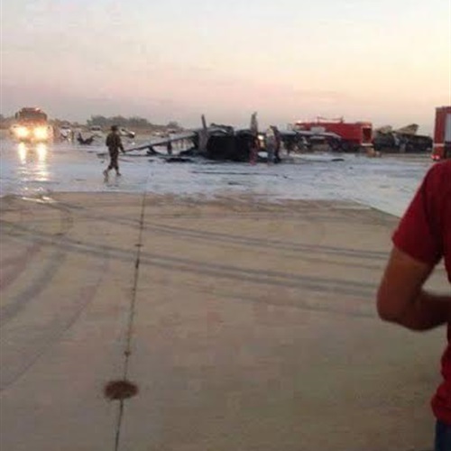 :   داعش  يعلن تبنيه تفجيرات مطار مصراتة غرب ليبيا