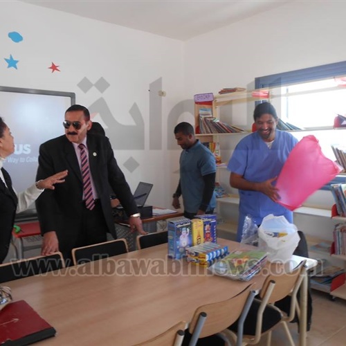 : بالصور.. رئيس مدينة دهب يحيل مدير المدرسة الثانوية الصناعية للتحقيق