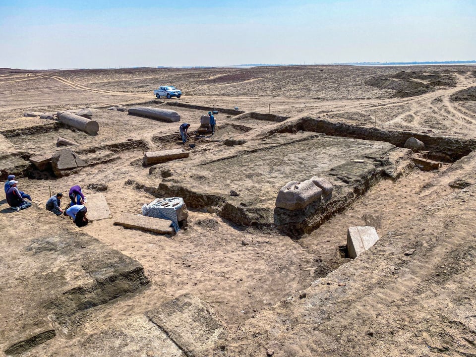 الكشف عن بقايا معبد يعود للعصر الروماني بشمال سيناء