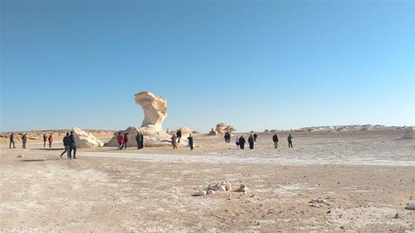 Pictures.. The arrival of the fifth batch of "Know Your Country" to the White Desert thumbnail