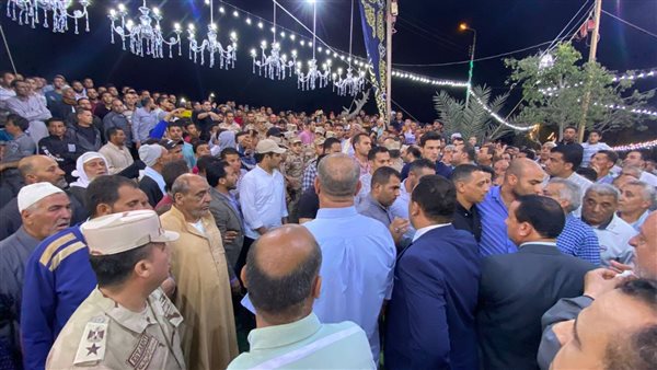  محافظ كفر الشيخ يتقدم الآلاف لتشييع جثمان الشهيد أحمد أبو الخير 