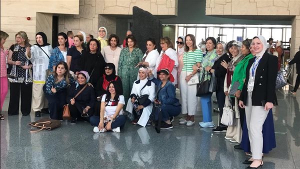 وفد مجلس سيدات الأعمال العرب في زيارة لمتحف الحضارة