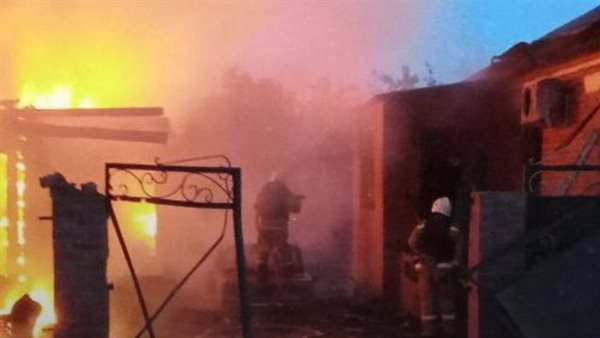 هجوم بطائرة مسيرة يشعل حريقًا في منشأة للطاقة في بيلغورود الروسية