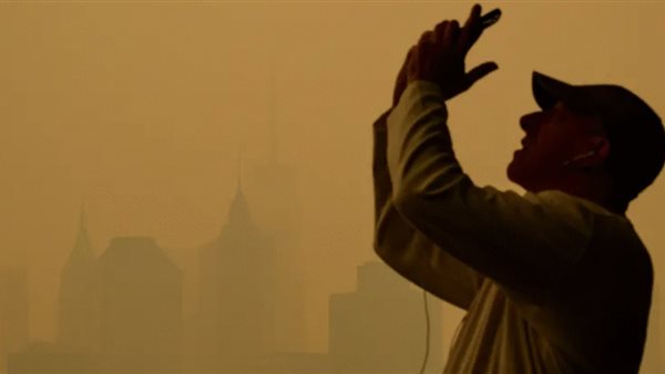 حرائق كندا تلوث هواء الولايات المتحدة