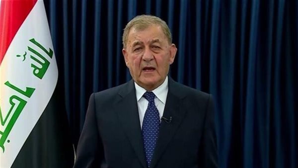 الرئيس العراقي يدين الهجوم على حقل "كورمور" للغاز بمحافظة السليمانية