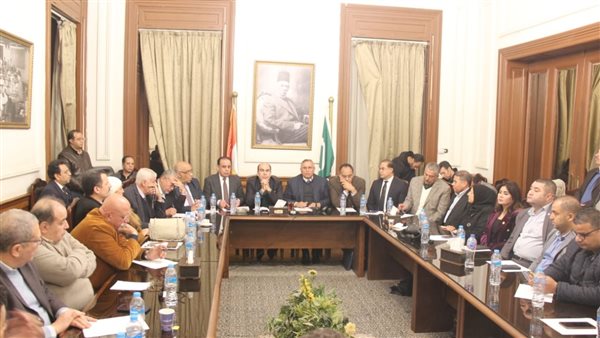 بدء اجتماع "يمامة" وأعضاء السكرتارية العامة لحزب الوفد
