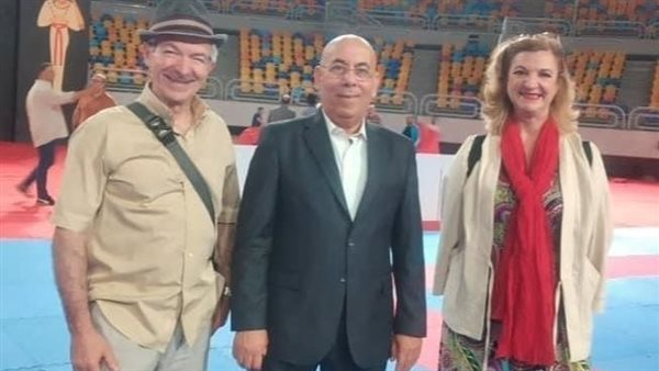 الدهراوي يتفقد صالة استاد القاهرة قبل انطلاق بطولة البريميرليج للكاراتيه