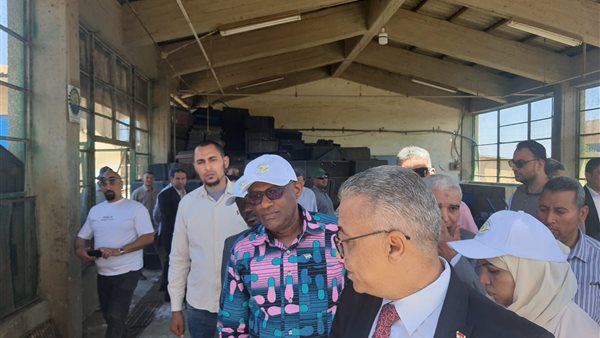 سفير دولة سيراليون يزور مركز ميكنة الأرز بكفر الشيخ