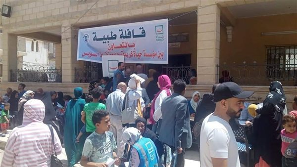 جامعة قناة السويس تُطلق قافلة طبية لحي الجناين بمحافظة السويس