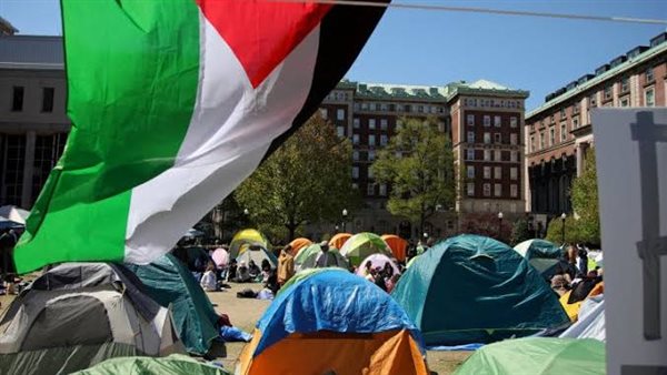 وسط احتجاجات مؤيدة لغزة.. شرطة نيويورك تحلق بالمروحيات فوق جامعة كولومبيا