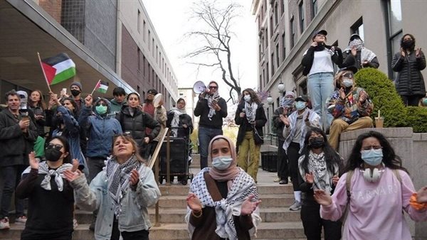 موقع صيني: اعتقال طلاب داعمين لوقف الحرب على غزة يفضح تناقض واشنطن 