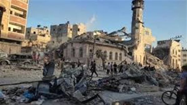 جيش الاحتلال يقصف مسجد القسام في مخيم النصيرات وسط قطاع غزة