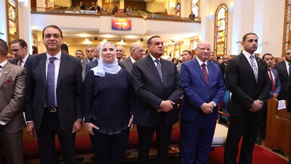  محافظ القاهرة يشهد الإحتفال الذى أقامته الطائفة الإنجيلية بعيد القيامة