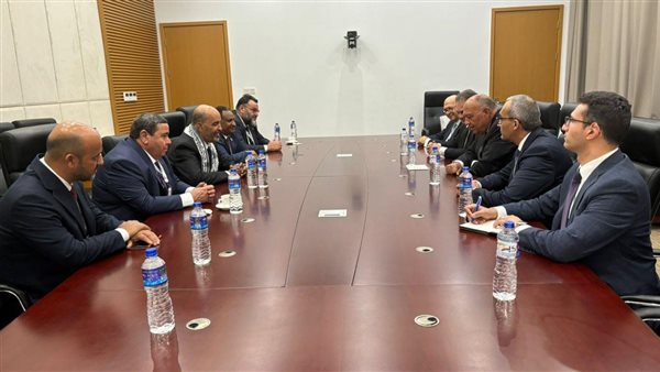 وزير الخارجية يلتقي نائب رئيس المجلس الرئاسي الليبي بقمة التعاون الإسلامي