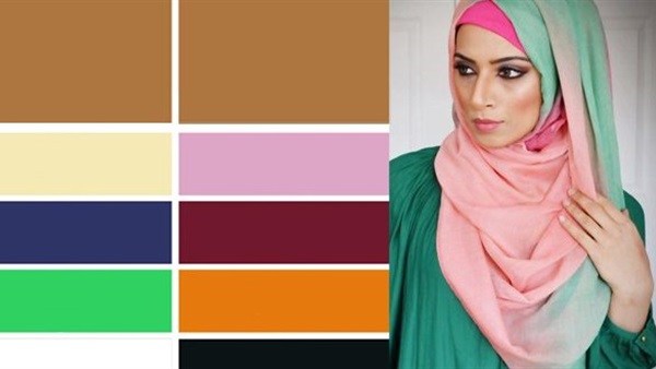 البوابة نيوز ألوان الحجاب المناسبة للبشرة القمحية