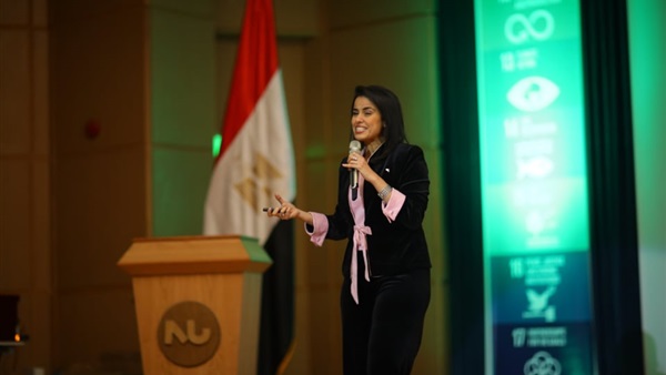 : ماريان عازر تشهد افتتاح مؤتمر النيل الدولي لنموذج الأمم المتحدة