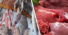شاهد.. أسعار اللحوم والأسماك اليوم الثلاثاء 19 يناير 2021 
